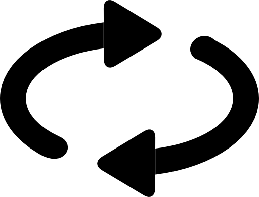 Two circling arrows