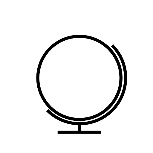Planet sphere, IOS 7 interface symbol