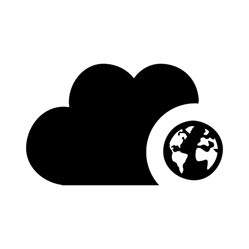 Cloud world symbol