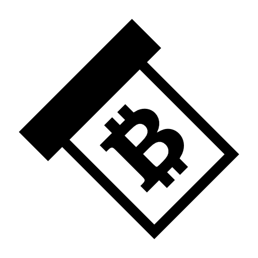 Bitcoin withdraw symbol