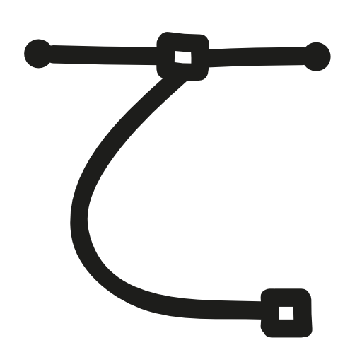 Vector lines hand drawn symbol