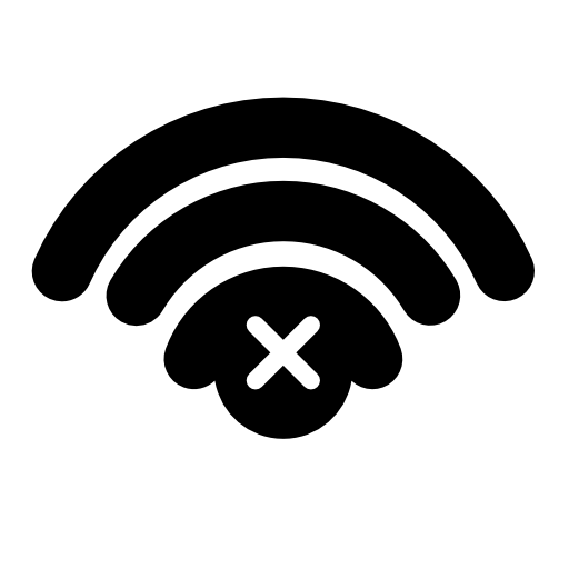 Phone interface internet connection signal symbol