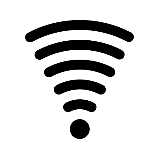 Wifi medium signal symbol
