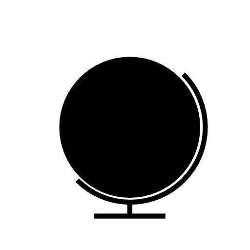 Planet sphere, IOS 7 interface symbol