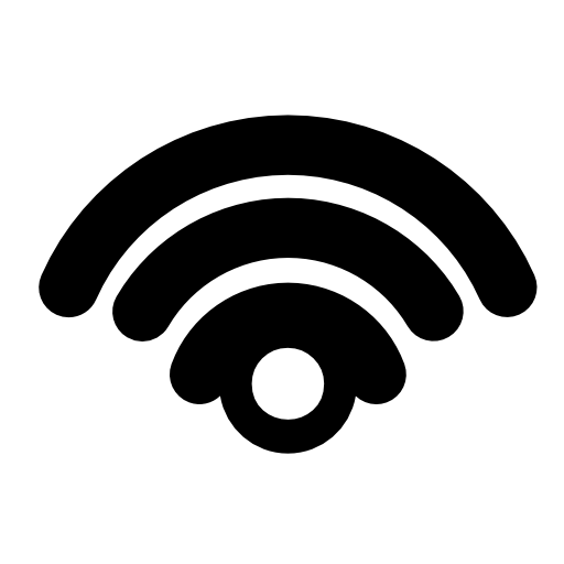 Internet phone connection interface symbol