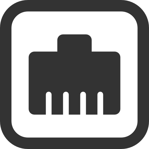 Wired network symbol
