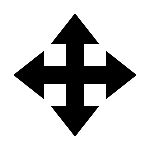 Move arrows interface symbol