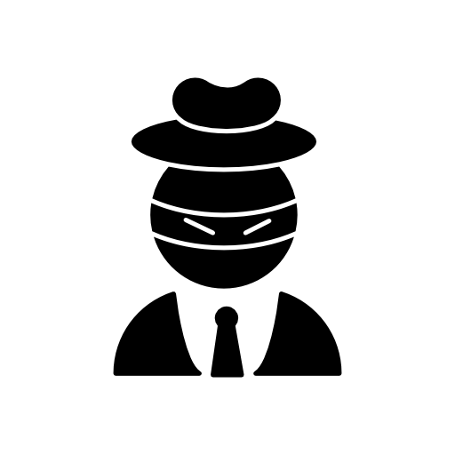 Scarecrow head wearing business attire