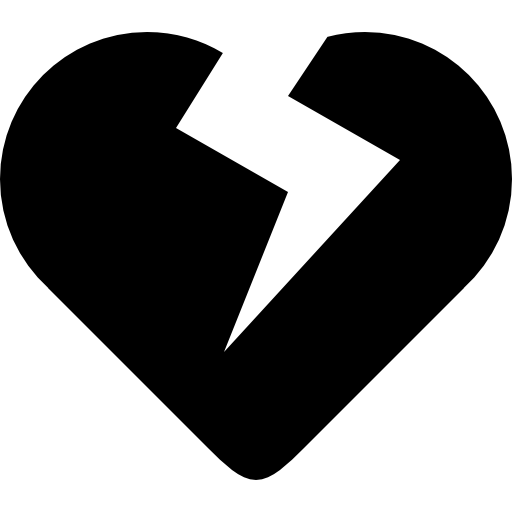 Heart broken symbol