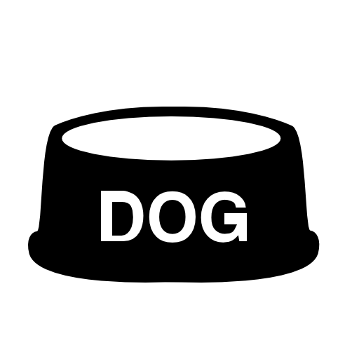 Dog plate for food