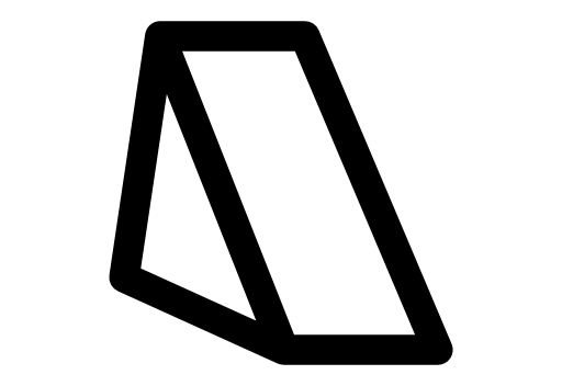 Triangular prism outline