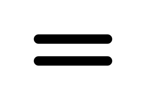Equal mathematical sign