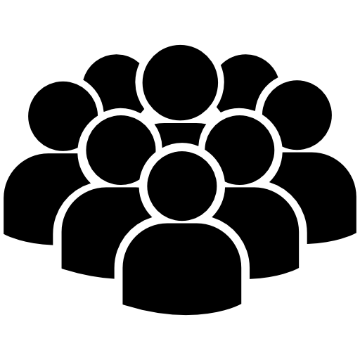 Crowd of users