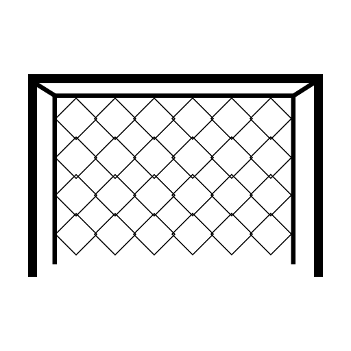 Goal box with net