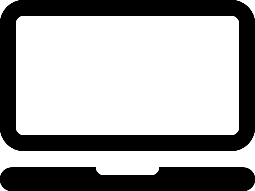 Wide flat screen laptop