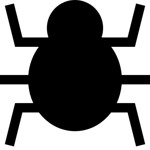 Bug insect silhouette