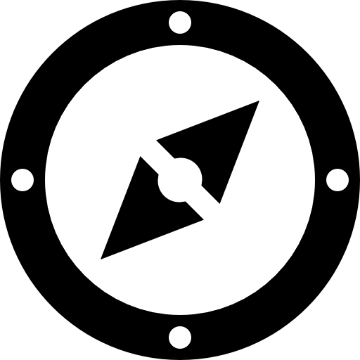 Compass of circular shape