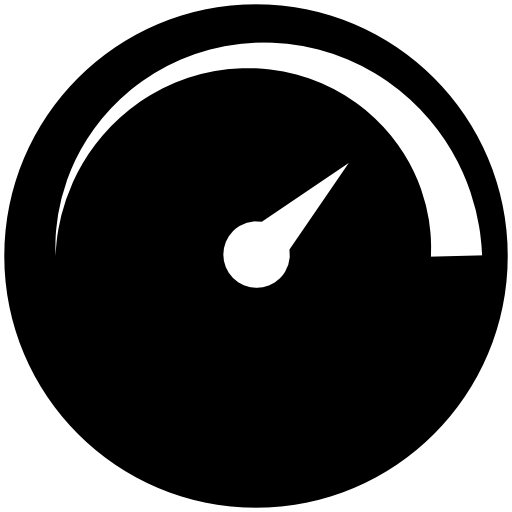 Speedometer simple symbol