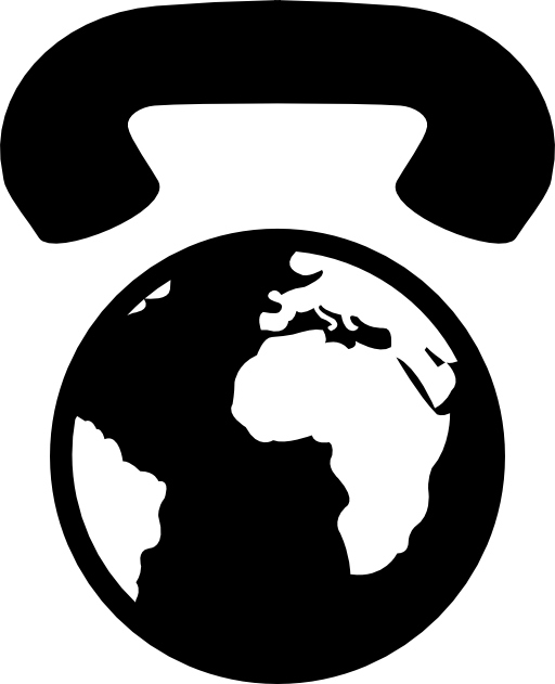 Telephone for international communication
