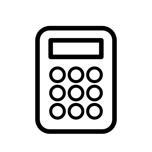 Calculator outline variant