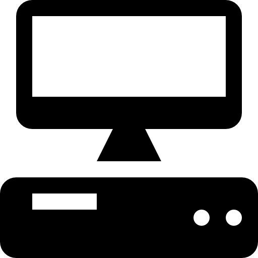 Computer and monitor