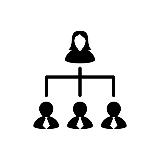 Head with members hierarchy