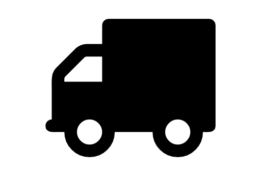 Delivery truck silhouette