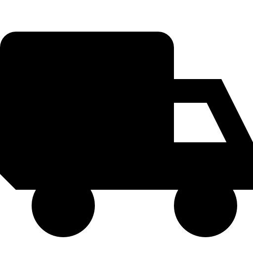 Truck with small window silhouette