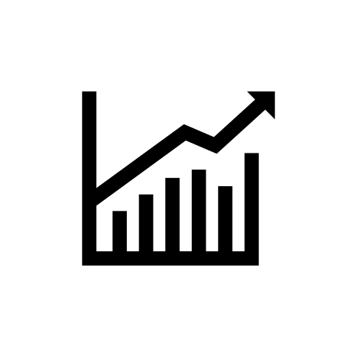 Stocks graphic for business stats