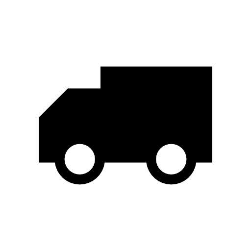 Truck silhouette facing the left direction