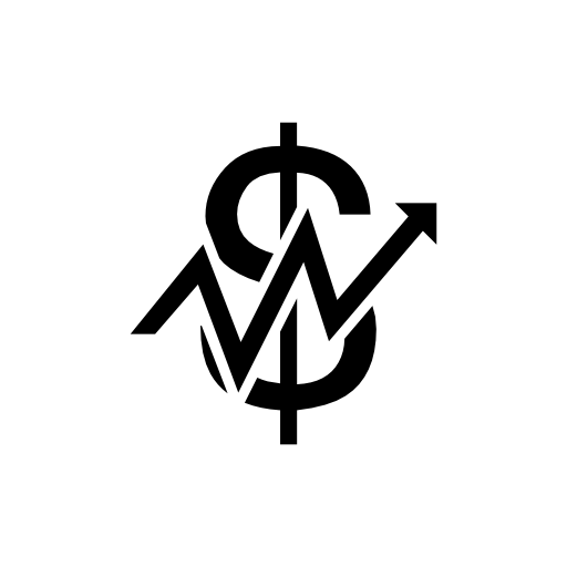 Dollar symbol on a stocks ascendant line graphic