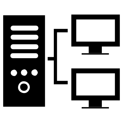 Computers exchange interface symbol