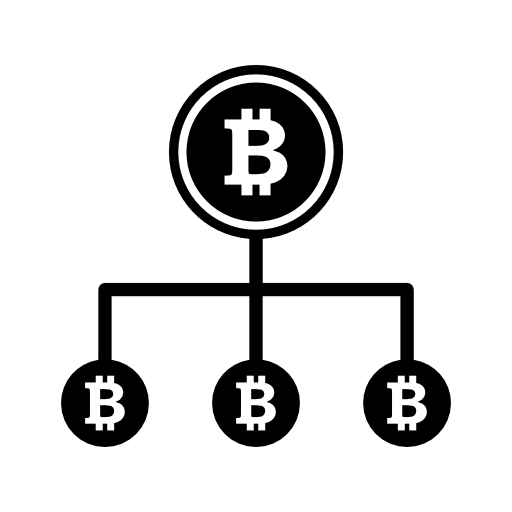 Bitcoin down line graphic