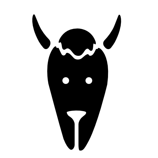 Head of bison