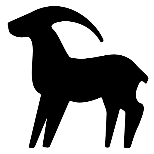 Capricorn black astrological sign