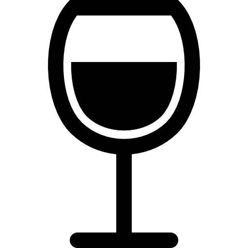 Glass with wine