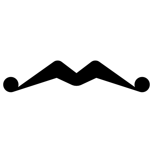 Curled moustache