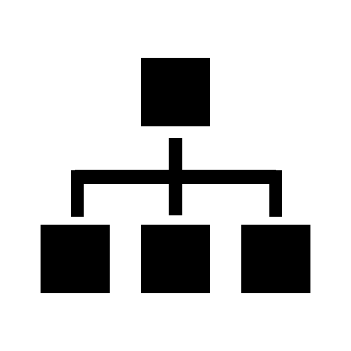 Hierarchical block scheme of squares