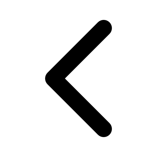 Arrowhead thin outline to the left