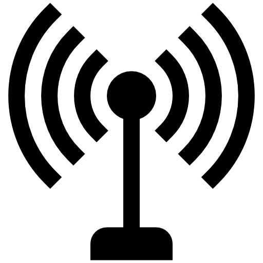 Antenna with signal lines symbol