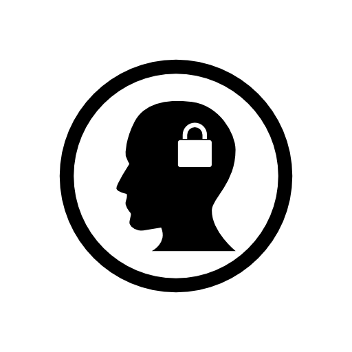 Personal data security interface symbol