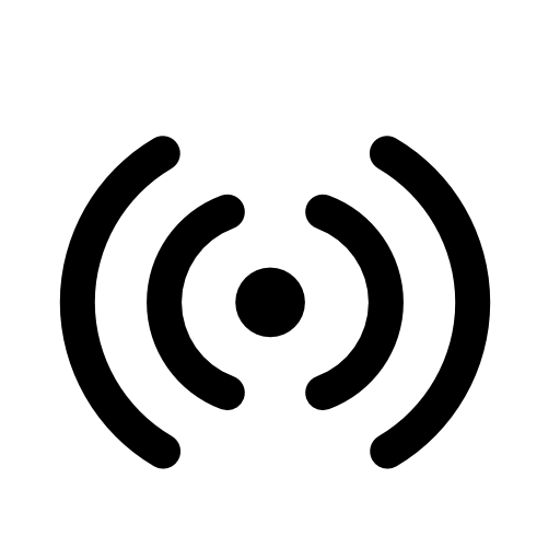 Wifi signal pictogram