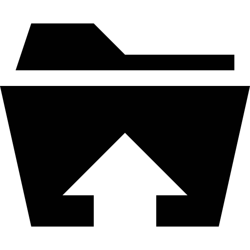 Folder upload symbol