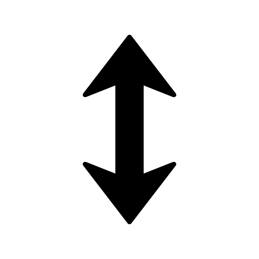 Sort up or down double arrow symbol