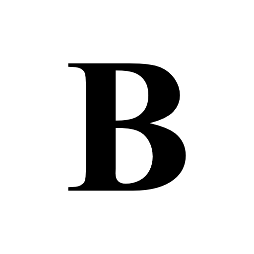 Bold letter interface symbol