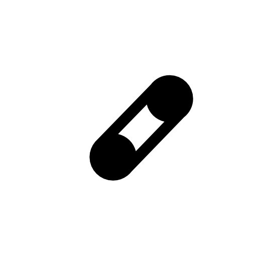 IOS 7 interface symbol like a pill with two circles