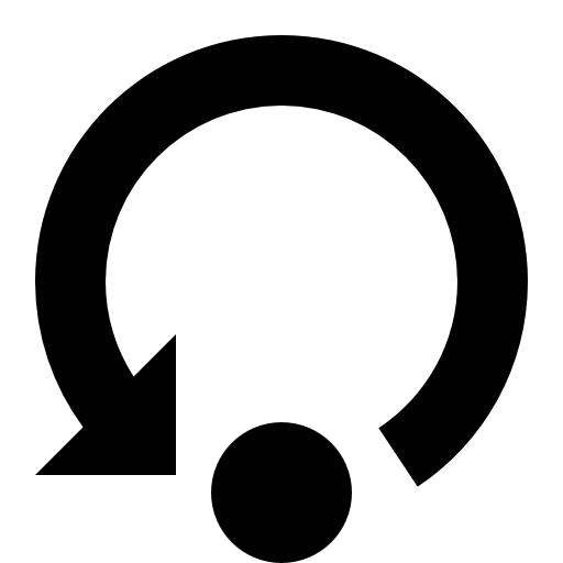 Refresh button with circular arrow