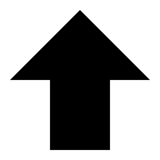 Arrow full and pointing to up