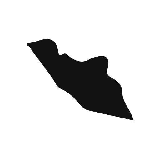 Azerbaijan country map black shape