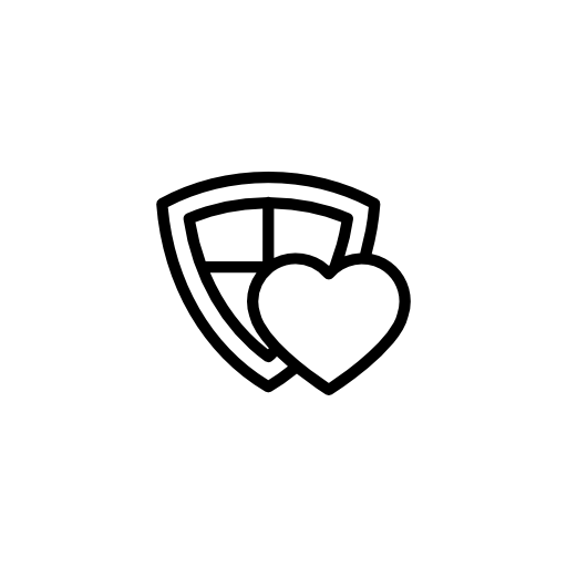 Heart and shield